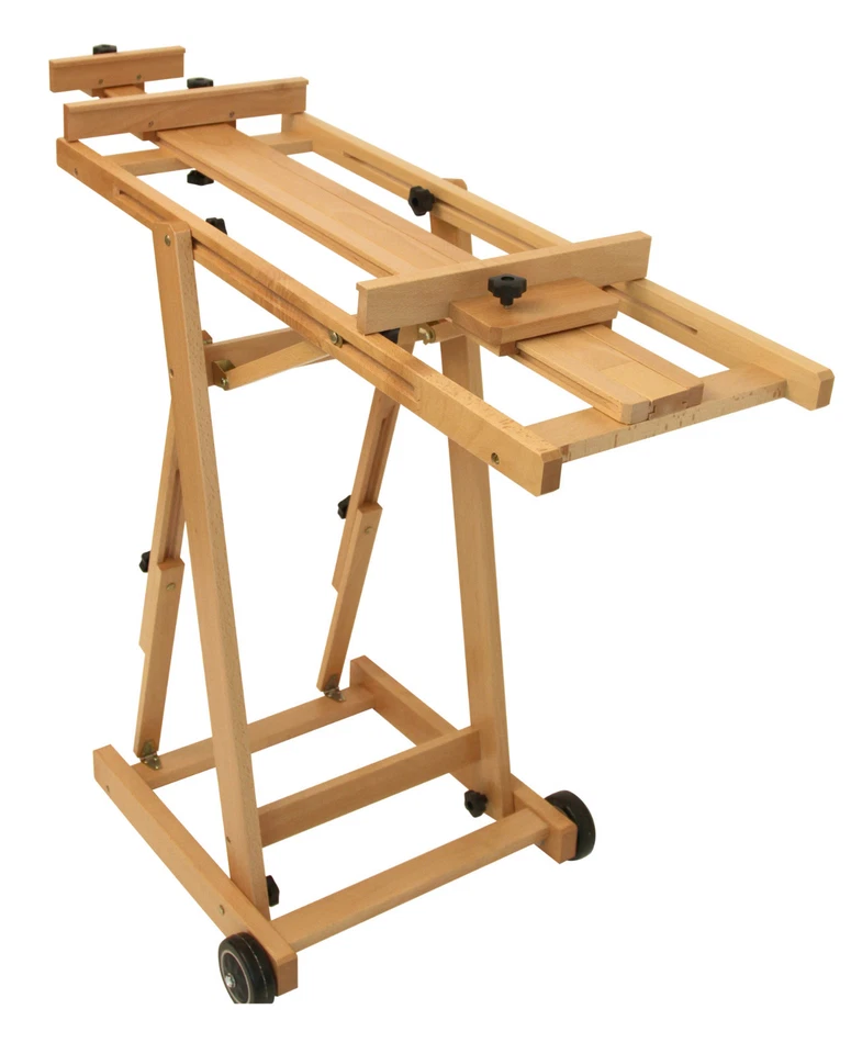 Staffelei 131 Profi Buchenholz | Flexibel & Platzsparend | Max. 195cm | Mobil - Bild 3 von 4