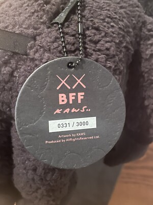 KAWS Black BFF Plush (Kaws BFF plush limited edition) 2016. #331