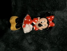 Disney Parks Main Gate 3 Piece Mickey Minnie Mouse Salt & Pepper Shakers NEW