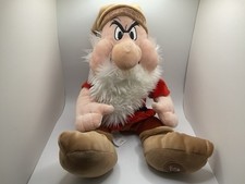 Disney Store Snow White  The 7 Dwarfs Grumpy 12  Tall Sitting Plush