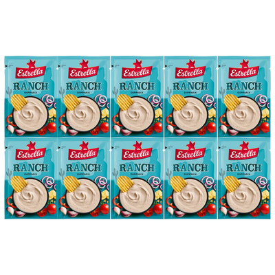 10 x Estrella Ranch Dipmix 24g   Creamy Seasoning Sachets