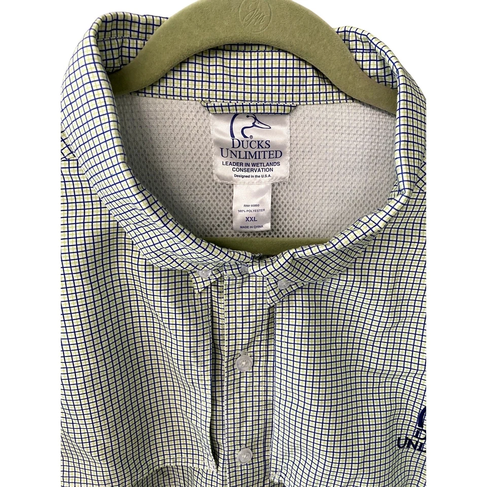 Ducks Unlimited Men's Quick Dry Fishing Vented Guide Camp 2X - Image 4 of 4