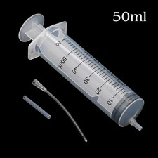 150-500ML Reusable Big Large Plastic Hydroponics Nutrient Measuring Syringe