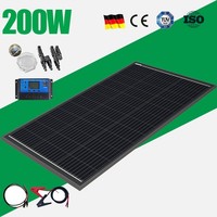 200W Watt Mono Solarpanel Solarmodul 12V Solaranlage FüR Rv Dach Wohnmobil Rv