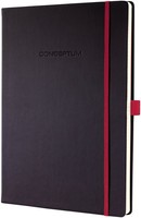 Notizbuch Ca. A4 Kariert Schwarz
