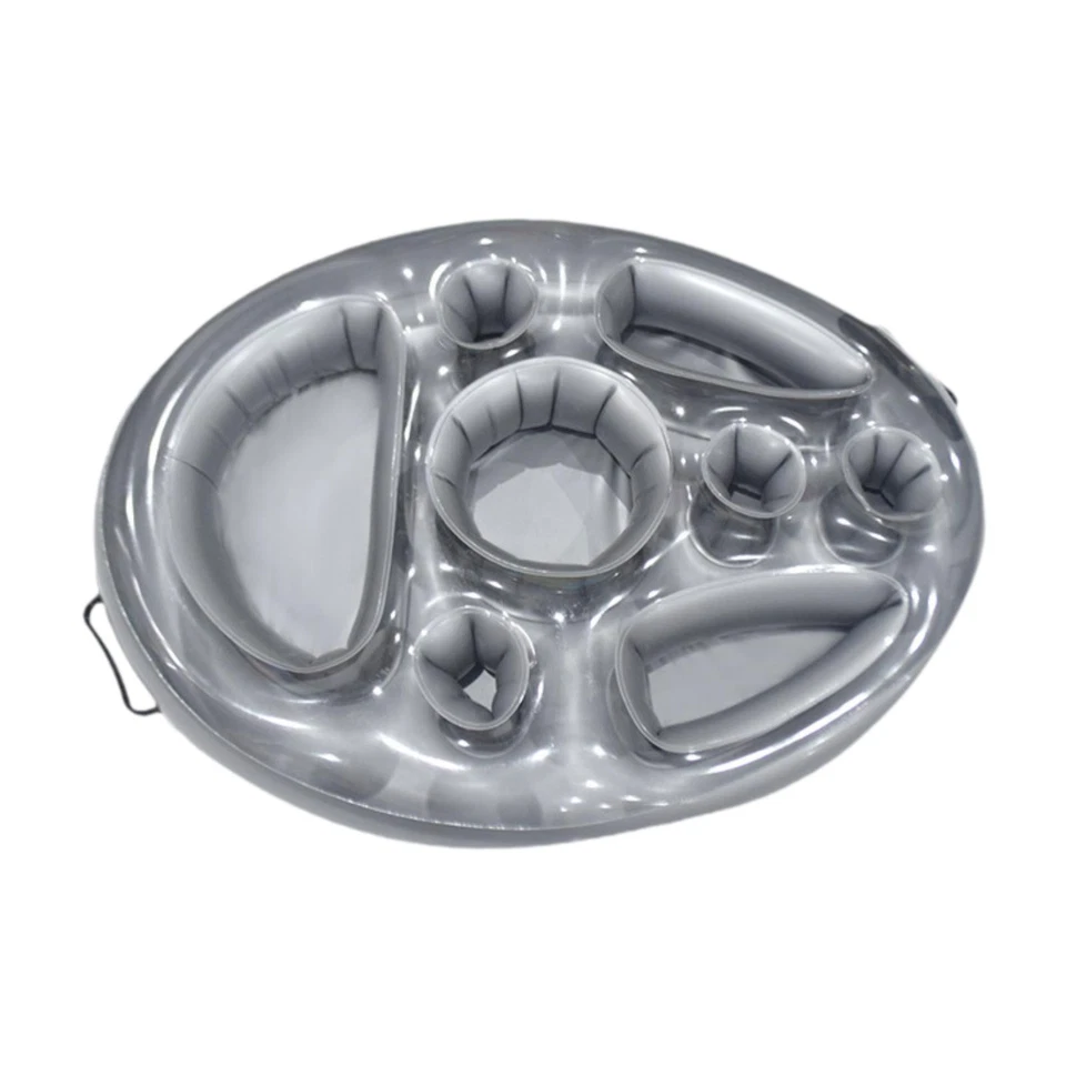 Porte-gobelet Flottant Gonflable pour Piscine, Bar de Service pour Plage, - Photo 4/4
