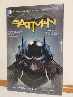 Batman Vol 4 New 52 Hardcover Snyder Capullo Zero Year-Secret City Sealed New