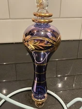 Kurt S Adler Luxor Collection  Egyptian Glass Ornament Purple and gold Christmas