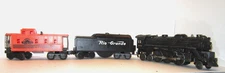 Lionel O/27 2-6-4 Steam Engine #2026 with Rio Grande Rattler Tender & Caboose
