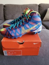 RARE Size 10 - Nike Men's CJ3 Elite TD Football Cleats 2015 Willie Mcginest Auto