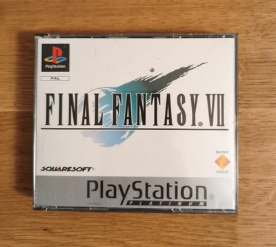 Final Fantasy 7 VII (Sony PlayStation 1, 1997) PS1 Platinum