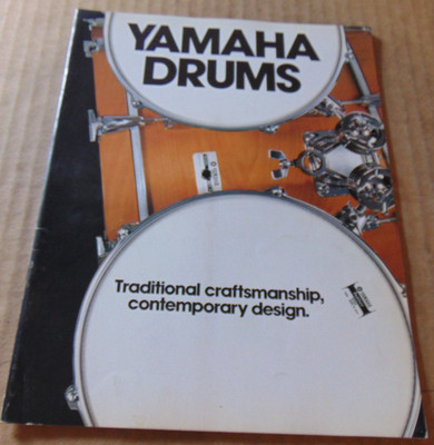 Yamaha Drums Catalog c1981 33pg System Drums BD 924D BD 922D SD 065MD TT 914D