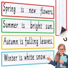 4 23.6 5.9inch Dry Erase Magnetic Sentence Strips for Classroom Whiteboard  ...