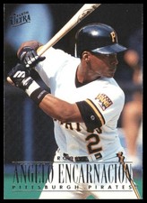 1996 Ultra #262 Angelo Encarnacion RC Rookie Pittsburgh Pirates Baseball Card EX. rookie card picture