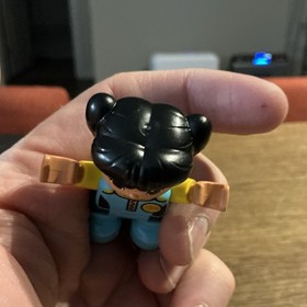 Lego Duplo Toddler Girl Daughter Diver Outfit Pigtails Black-Haired Figure