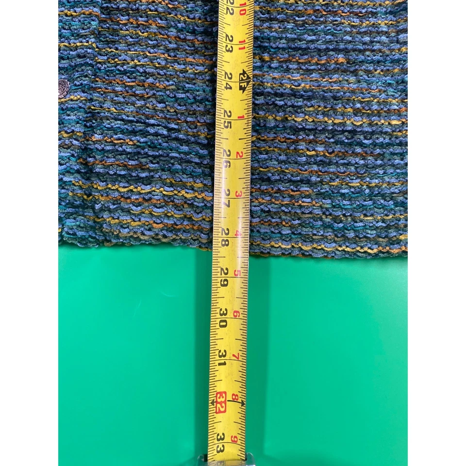 Alfred Dunner Textured Chenille Knit Cardigan Sweater Size 16 Vintage - Image 4 of 4