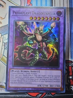Predaplant Dragostapelia RA01-EN027 Super Rare 1st Edition NM 