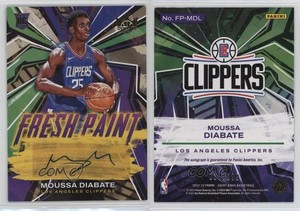 2022 Panini Court Kings Fresh Paint /199 Moussa Diabate #FP-MDL Rookie Auto RC