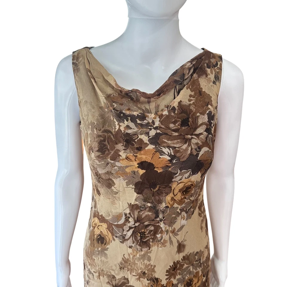 Vestido Corto Vintage Donna Ricco Floral Hada Talla 2P Romántico Y2K Cuentas Caprichoso Foto 4 de 4