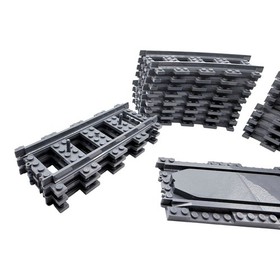 LEGO City Train Tracks Set 20 Pieces 60508 Curves Straight Crossing Track