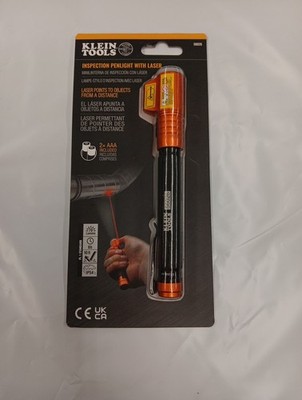 Klein Tools 56026 Inspection Penlight with Class 3R Red Laser Pointe 0262