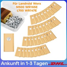 96-18 Stück Titan Messer Klingen für Landroid Worx M500 L700 S300 WR165E WR141E