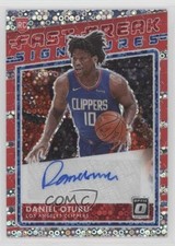 2020-21 Panini Donruss Optic Fast Break Signatures Daniel Oturu #FB-DOT Auto 2p7