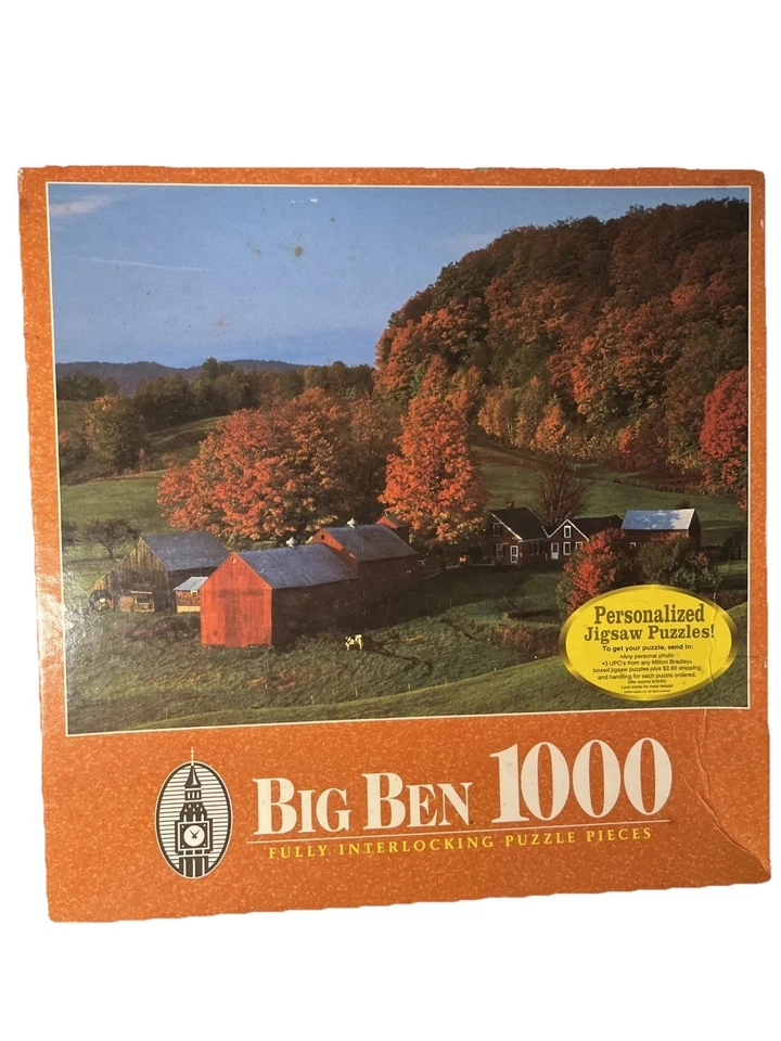Big Ben 1000 Pc Country Farm And Wallowa Mountains Complete - Image 2 of 4