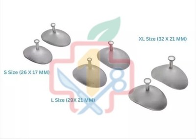 6 Pieces Corneal Eye Shield Small, Large And XL Laser Eye Shield Protector
