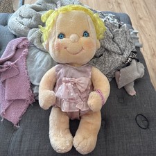 1985 Kenner Hugga Bunch Precious Hugs Blonde 18" Plush Doll Huggabunch Hallmark