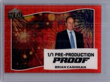 Brian Cashman Leaf Baseball 1/1 Pre Production Proof