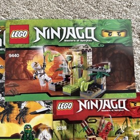 LEGO Ninjago Spinjitzu Manuals Only Lot 9450 9440 2258 2260 9442 9441 9447