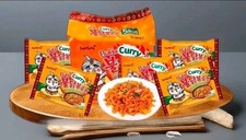 Samyang Buldak Spicy Ramen - CURRY- 140g (Pack of 5) [HALAL]