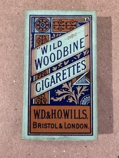 Empty Wild Woodbine 10 Cigarette Packet Vintage W.D & H.O Wills London & Bristol