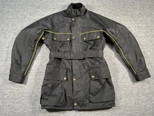 Belstaff TrialMaster 500 Motorcycle Jacket Mens Small Black Biker Adventure