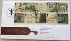 GB QEII 2004 Lord Of The Rings Tolkien Block RM FDC J R R T Tallents House SHS