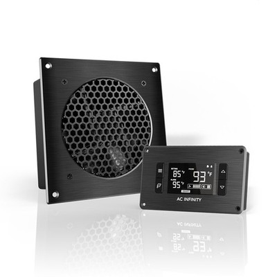 AC Infinity AIRPLATE T3, Quiet Cooling Fan System 6 with Thermostat Control,