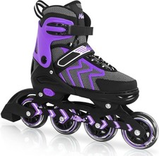 Adjustable Inline Skates Adults Teens Outdoor Indoor Blades Roller Skates