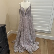 Cinderella Divine Lavender Sparkle Formal Ball Gown Prom Size 20