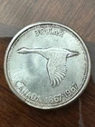 1967 Canadian Silver Goose One Dollar #1