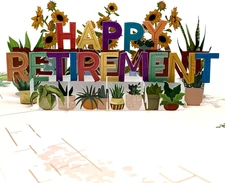 Happy Retirement Pop up Card, 3D Cute Card, Time of Your Life, New Adventure, Re
