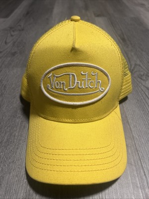 Von Dutch Lemon Yellow Truck Hat NWT