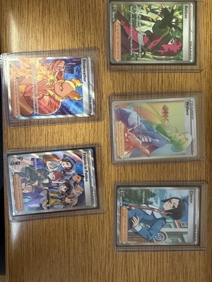 Pokemon TCG Trainer Foil Lot Firebreather Atticus Wallace Cheren