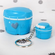 NEW Tupperware Turbo Chef Timer and Keyring in Blue