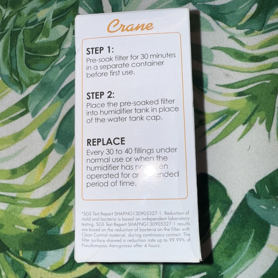 NEW Crane Humidifier Demineralization Filter Replacement Cartridge HS-1932 Drops - Image 3 of 4