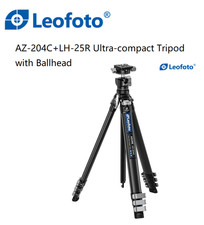 New Leofoto AZ-204C LH-25R Ultra-compact Tripod with Low height Profile Ballhead