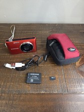 Samsung ST72 16. 2MP Camera Red excellent condition Works Great Tested