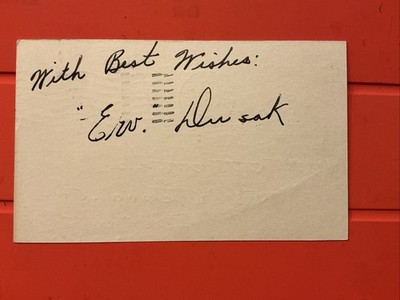 Erv Dusak   MLB: 1941 St. Louis Cardinals   Auto Postcard   