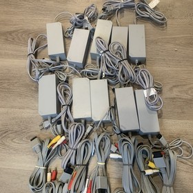 Lot of 20 Wii AC /AV cable RVL-002 OEM Genuine Tested Works