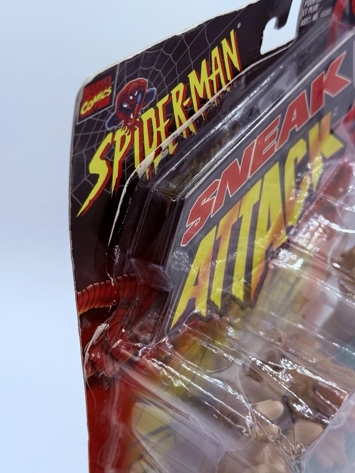 Figura de acción Marvel Spider-Man Sneak Attack Sandman 1998 nueva Foto 3 de 4